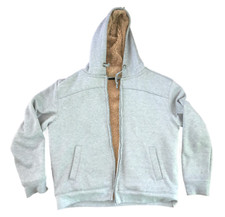 Watsons gefütterte Jacke Größe M 48/50 Kapuze grau Sweatjacke