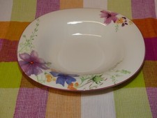 V&B VILLEROY & BOCH MARIEFLEUR BASIC Suppenteller Teller oval ca. ~23x21,5cm