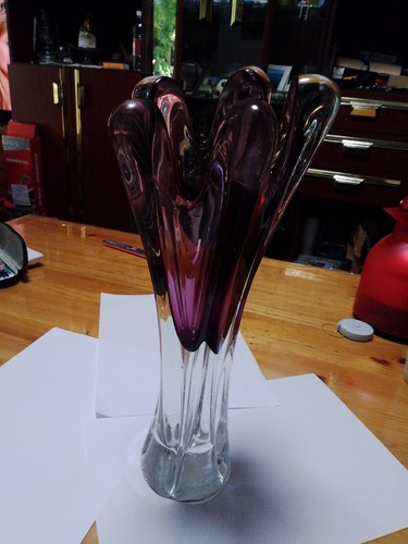 Xxl große schwere - glas, vase