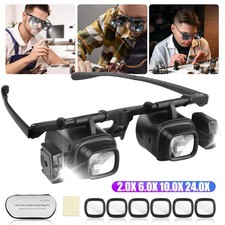 Profi LED Kopflupe Lupenbrille