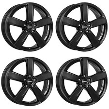 4 Dezent TU black Felgen 7.0Jx17 5x112 für Audi A3 A4 A5 A6 Q2 Q3 Q5 TT