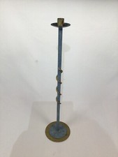 Metall geschmiedeter 67 cm Boden Kerzenständer für eine Kerze ⌀ 25 mm