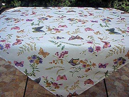 Tischdecke schmetterlinge - tischdecke,