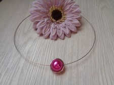 Halsketten Halsreif "Schwebende Perle"    13 Varianten auswählbar