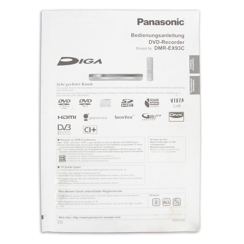 Panasonic dmr ex93c - panasonic, dmr-ex93c
