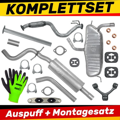 Schalldämpferset auspuff für - auspuff,