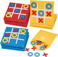 12 Stück Tic Tac Toe Filz