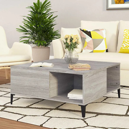 Couchtisch grau sonoma - grau,