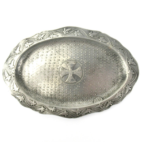Jugendstil zinn tablett - jugendstil,