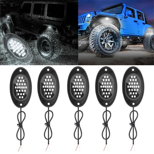 Led rock lights - 5x,