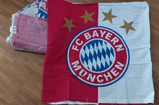 2 x FC Bayern Bettwäsche / Garnitur je 135x200 cm + 80x80 cm
