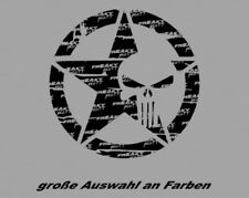 US ARMY PUNISHER Aufkleber 2x