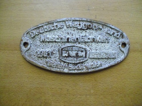 Waggonschild deutsche waggon - -,