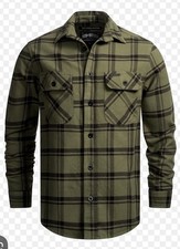 Men Of Mayhem Flanellhemd  Grün XL