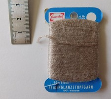 Stopfgarn Stopfwolle Garn Nähgarn Beilaufgarn Nähen Basteln DIY hell taupe grau