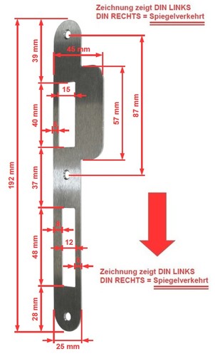 Lappen flachschließblech 4598 - lappen/flachschließblech,