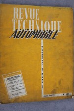 REVUE TECHNIQUE "März 1957" Nr. 131 Reparaturanleitung Ford V8 und Thunderbird