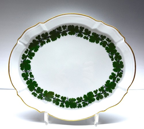 Meissen schale teller weinlaub - meissen, schale/teller