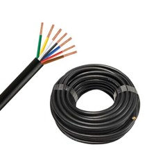 Fahrzeugleitung FLRYY 7x1,0mm Auto Kabel Kfz Mehradrig Anhängerkabel Flex Kupfer