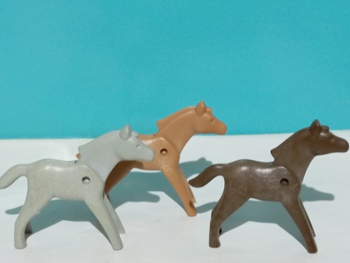 Playmobil figuren fohlen 1 - x3,
