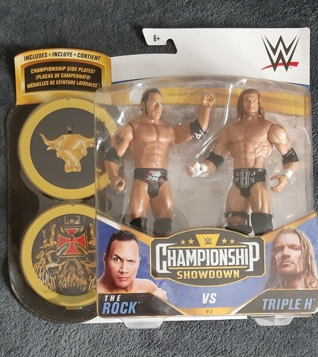 Wwe figur the rock triple - wwe,