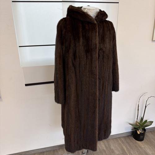 Nerzmantel mit kapuze - mit,