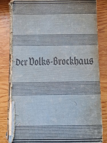 Altes antikes volks brockhaus - altes, volks-brockhaus