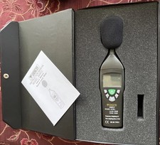 Precision GoldN05CC - Mini Schallpegelmesser Modell NO5CC - Box und Anleitung 