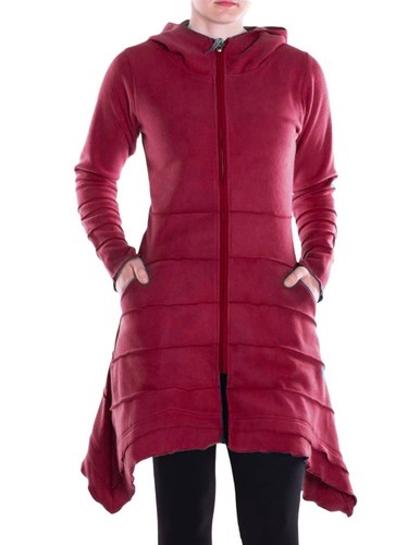 Vishes damen kapuzenjacke - damen, lang