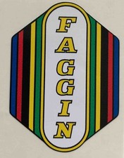 Faggin Kopf Aufkleber