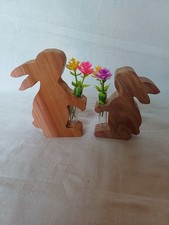 2 er Set Oster Deko Häschen