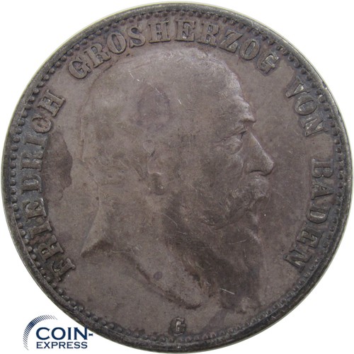 Baden mark gedenkmünze 1903 - baden,