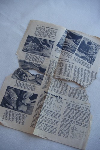 Seite aus zeitschrift brigitte - seite,