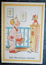 Alte AK , Der Sandmann kommt 