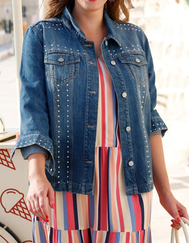 Mia moda jeansjacke damenjacke - moda,