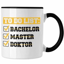 Trendation - Doktortitel Bestanden Tasse Geschenk To Do List