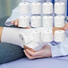 12 Stück Gipstuch Mullbinden