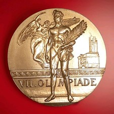 Vergoldete Medaille der