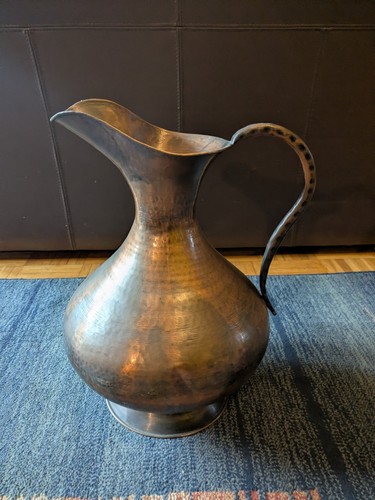 Vintage kupfer vase krug - vase,