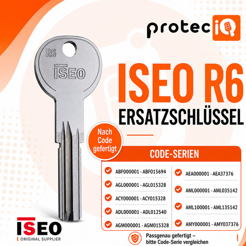 Iseo ersatzschlüssel nach - iseo,
