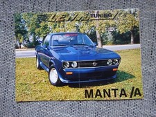 Opel Manta A Lenk Tuning Prospekt Brochure  Deutsch selten rare
