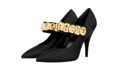 Prada satin kristall gold - kristall,