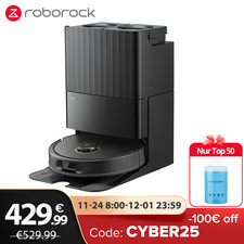 Roborock Qrevo S5V Saugroboter mit Wischfunktion,Zero-Tangle,Warmlufttrocknung A