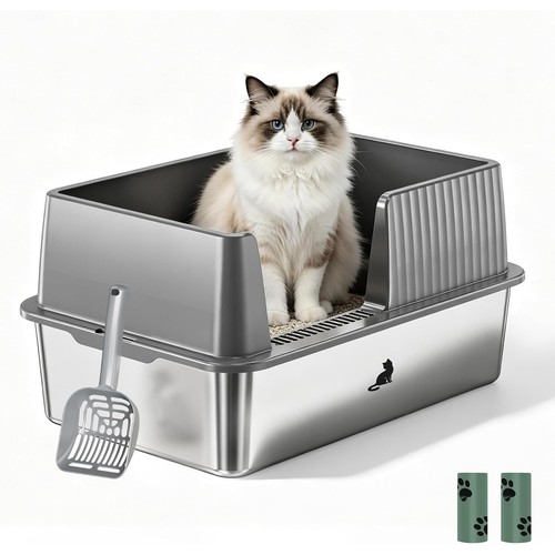 Edelstahl katzenklo xxl - edelstahl,