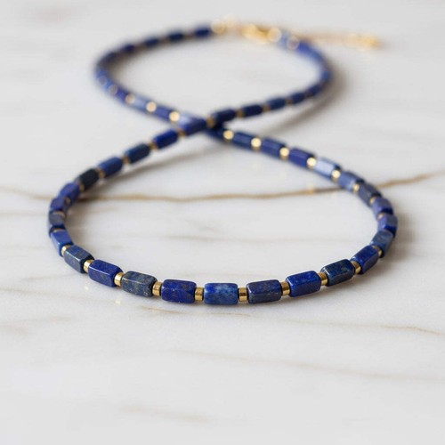 Lapislazuli halskette - lapislazuli,