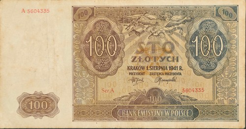 Polen banknote 100 zloty - banknote,