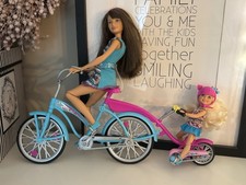 Barbie mattel tandem fahrrad - barbie,