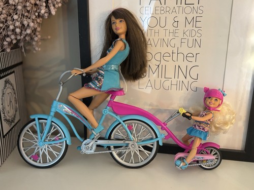 Barbie mattel tandem fahrrad - barbie,