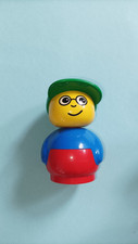 Lego Duplo Primo Figur Mann mit Brille grüne Cap