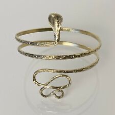 Oberarmreif - Messing - Cobra - Kobra - doppelt - VI